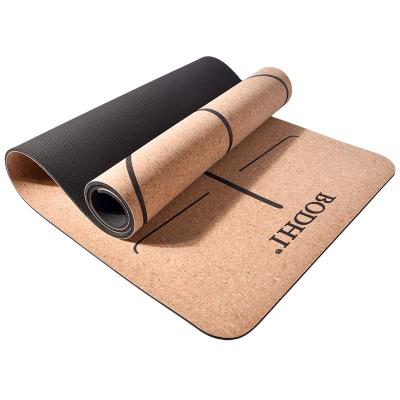 China Cork Yoga Mat Eco-Friendly Natural Organic Non-slip High Quality Wholesale Washable for sale