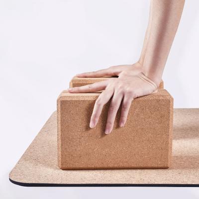 China Good Quality Washable 2022 New Arrivals Customized Organic Natural Cork Yoga Block for sale