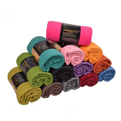 China Factory Directly Sustainable Wholesale Non-slip Yoga Absorbent Microfiber Sweat Towel for sale