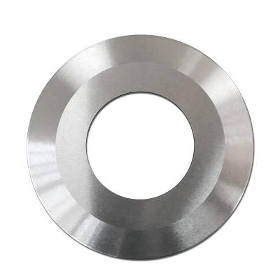 China . high speed straight smooth edge customized high precision tungsten carbide circular round blades for rubber tungsten carbide for sale