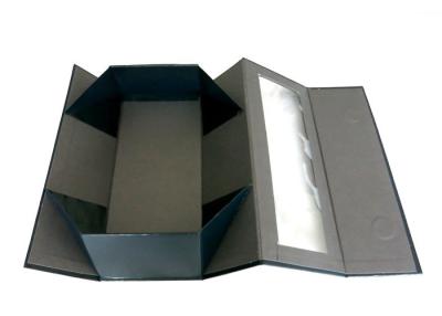 China Collapsible Magnetic Presentation Box , Flat Pack Gift Boxes With Magnet Closure for sale