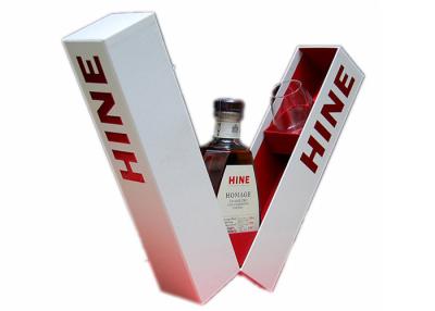 China Christmas Gift Wine Bottle Shipping Box , Gift Wrapping Boxes For Wine Packing for sale