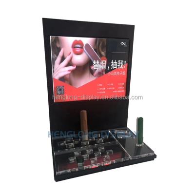 China Eco-Friendly/Durable/Recyclable/Water Proof/High Gloosy/Retail Shop Atomizer Display Stand Luxury Customized Desktop Acrylic Cigarette Stick Smoke Display Rack for sale