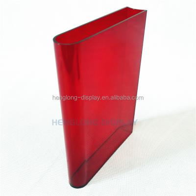 China Wine Red Modern Contemporary Plastic Nordic Plastic Home Decor Luxury Color Vase Acrylic Flower Vase for sale