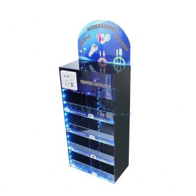 China Eco-friendly/Durable/Recyclable/Water Proof/High Gloosy/Luxury Good Quality Multifunctional Clear PMMA Makeup Shelter Acrylic Display Cosmetic Display Rack for sale