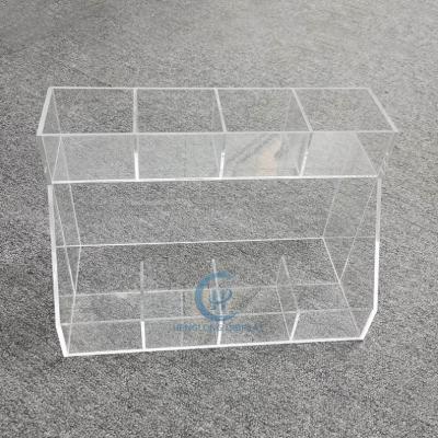 China Factory Supply Luxury Fashionable High Gloosy/Clear Perspex Eco-friendly/Durable/Recyclable/Water Proof/Makeup Display Tabletop Acrylic Mirror Display for sale