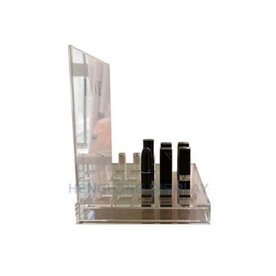 China Eco-friendly/Durable/Recyclable/Water Proof/High Gloosy Acrylic Lipstick Display/Best Selling Plexiglass Retail Luxury Light Weight Clear Lipstick Display for sale