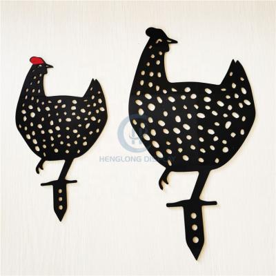 China Best Selling Contemporary Corrosion Protection Plexiglass Ornaments Used Acrylic Chicken Garden for sale