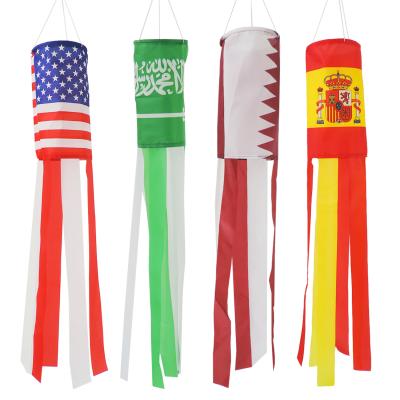 China Cheapest Design Polyester New All Country National Day Wind Sock Carp Flags Beautiful for sale