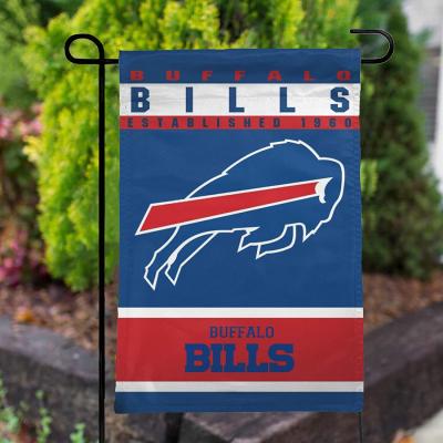 China High Quality Automotive Wholesale 12x18 Inch Buffalo Bills NFL Yard Banner Buffalo Bills NFL Yard Banner Double Sided Decorative Flag for sale