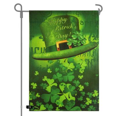 China Wholesale FLYING Double Side Printing Sublimation Yard Flag Custom Design 100% Polyester St. Patrick's Day Yard Flag For Decoration for sale