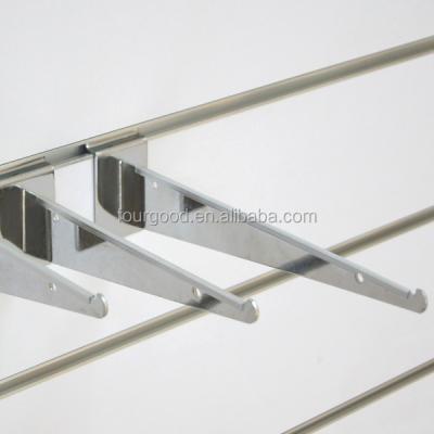 China High quality iron products M10 slatwall display bracket, wall rack on sale for sale