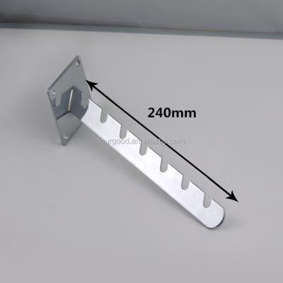 China Quick and simple to set up and use the WALL MOUNTED 7 SLOTTED CLOTHES HARNESS FOR CLOTHES RETAIL DISPLAY for sale