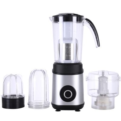 China Hot Selling PC Stainless Steel Pot 400W Multifunction Electric Food Processor Unbreakable Pot Kitchen Food Processor Hot Selling Blender Fruit Blender for sale