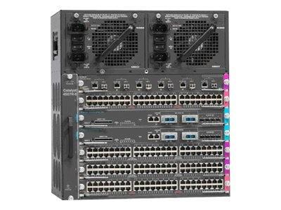 China Open Source Network Switch Cisco Catalyst 4500E Series WS-C4507R E Switch 7 Slot for sale