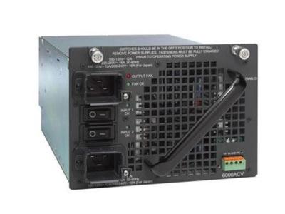 China PoE Cisco Core Switch PWR-C45-6000ACV Catalyst 4500-E Power Supply for sale