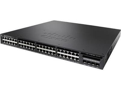 China WS-C3650-48FS-S 48 POE+ GE, 4x1G, 1025W, IP BASE cisco poe switch Te koop