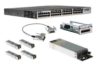 China Power Over Ethernet Plus Fast Ethernet Switch WS-C3750X-48P-S Cisco Catalyst for sale