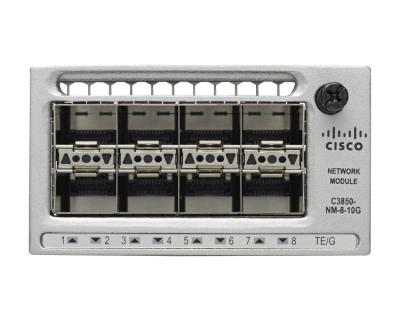 中国 8港のCiscoの触媒3850 10GE SFPネットワーク モジュールC3850-NM-8-10G 販売のため