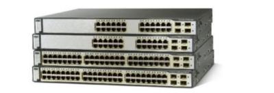 China Puerto Catalyst3750 24X10/100Mbps del interruptor 24 de Ethernet de WS-C3750V2-24TS-E CISCO en venta