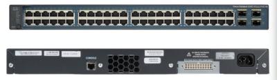 China 10/100 POE Network Switch 48 Port Gigabit 32 MB WS-C3560V2-48PS-E for sale