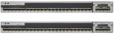 China Interruptor de SFP Gigabit Ethernet del puerto de WS-C3750X-24S-E 24 con el módulo óptico del transmisor-receptor en venta