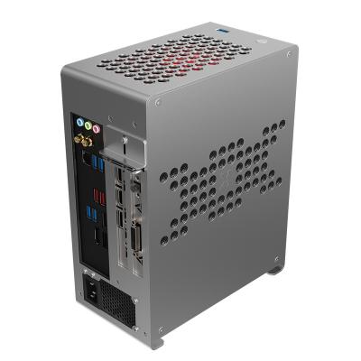 China With Side Panel Window ZZAW A1 Aluminum Alloy Mini ITX Mini Mind Gaming PC Case Micro Size Desktop Computer Accessories Chassis Table for sale