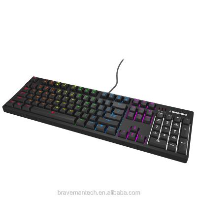 China Best Gaming and Desktop Cherry MX Switch Mechanical Keyboards with 12 Kinds Backlight Modes for sale