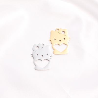 China Multi Layer DIY Jewelry Factory Handmade Jewelry Accessories Heart Shape Fashion Cat Main Product Accessory for sale