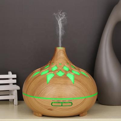 China Hotel Home Appliances Hotel Yuga Office Supplies Classic Hollowed Out Aroma Perfume Essential Oil Remote Control Ultrasonic Diffuser for sale