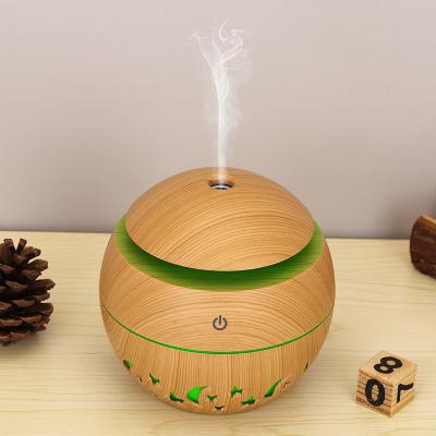 China Household/Commercial/Hotel/Yoga USB Diffuser Essential Oil Aroma Steamer Ultrasonic Cool Mist Mini Humidifier Air Purifier 7 Color LED Light for sale