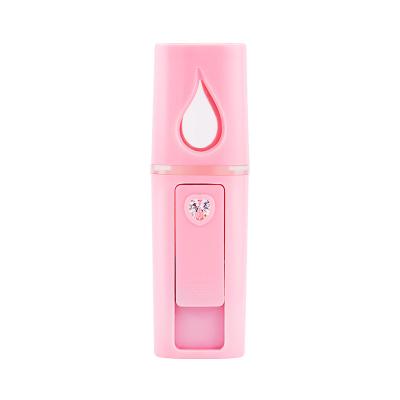 China Wholesale 20ml Mini Usb Rechargeable Wireless Handy Moisturizer Facial Mnfs-02 Handheld Portable Electric Face Mist Sprayer for sale