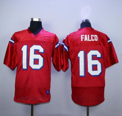 China Shirts & Complete Men's #16 Falco All Size Red Replacements Movie Stitched American Football Soccer Tank Tops for sale