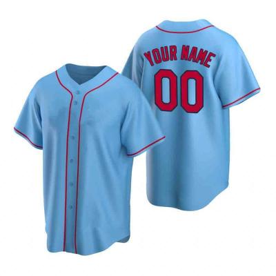 China Custom Sublimation Team Uniform Baseball Jersey Best Quality Breathable for sale