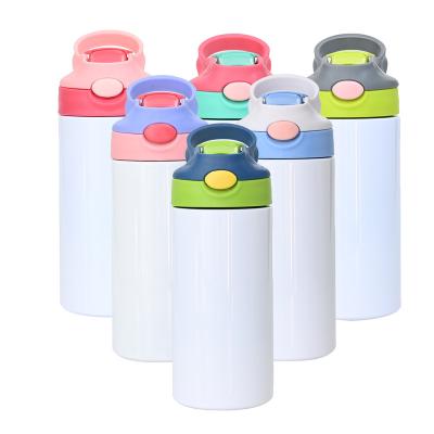 China USA Sustainable Warehouse 12oz Flip Top Stainless Steel Double Wall Vacuum Insulated Tumbler Child Sublimation Baby Bottles for sale