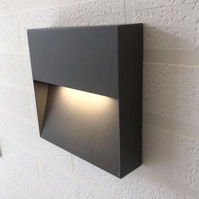 China Modern Lighting Outdoor Garden Corner Wall Step Light Recessed 6W Led IP54 3W Aluminum Waterproof Stair Lights for sale