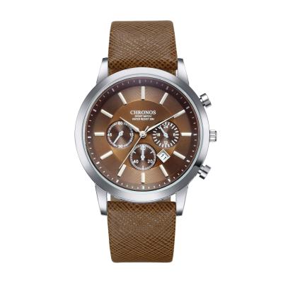 China Mens Sports Casual Mens Watch Leather Belt Quartz Watches for sale