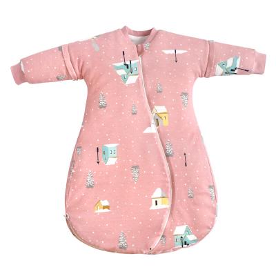 China Thicken To Thicken Baby Sleeping Bag Pure Cotton Children Sleeping Bag Anti-kick Newborn Clothes for sale