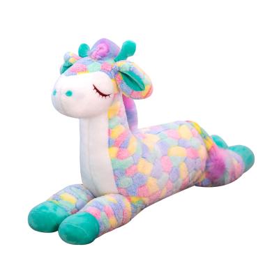 China 2021 New Autumn And Winter Sika Deer Pillow Doll Cute Stuffed Plush Toy Doll Sleeping On Queen Size Bed for sale