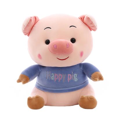 China New Happy Pig Plush Pig Doll Cute Plush Toy for sale