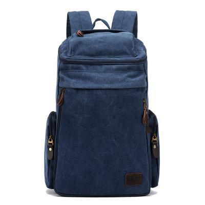 China Anti-theft Backpack Travel Canvas Outdoor Men Waterproof Backpack Advertising School Backpack for sale