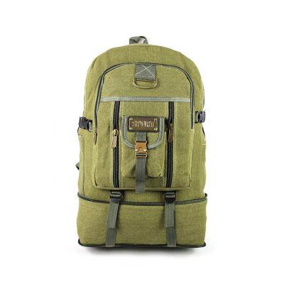 China Anti-theft Outdoor Sports Backpack Travel Good Quality Backpack Canvas Bag Heavy Duty Mountaineering Backpack for sale