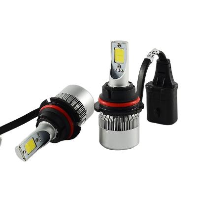 China High Low Beam High Power Headlamp With High Low Beam DC 12V 360 Degree C6 9004 COB Car Led Headlamp for sale