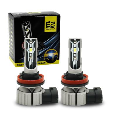 China Car LED Head Light 4000LM Mini Auto Led Headlight Bulbs DC9-18V 6500k h8 h9 h11 mini led headlight bulb for sale