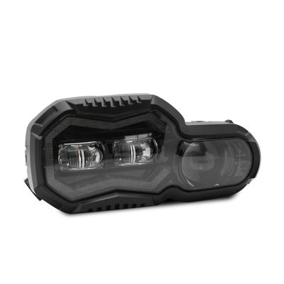 China Aluminum F650 F700 F800 Led Super Bright Headlights Off Road Light For Motorbike Osram Motorcycle Head Light for sale