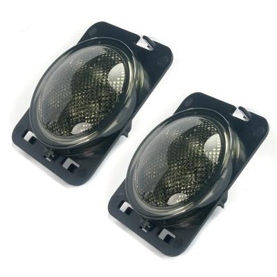 China Amber Led Turn Light 12-24v Car Side Marker Fender Amber Led Lights For Trucks High Performance Square Led Turn Light for sale