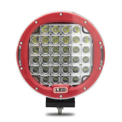 China Good service oriented aluminum 9inch work light off road spot beam round red body 96w led work light for sale