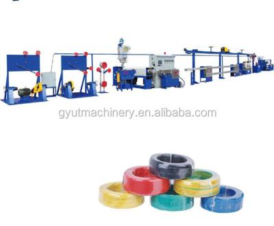 China Twisting Expoter Quality Good Price Copper Wire Cable Extrusion Production Line , Machine Made Cable Insulation Production Line for sale