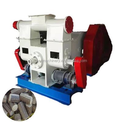 China Wood Briquette Making 2021 Hot Sale Sawdust Briquette Press//Biomass Wood Briquetting Machine For Charcoal Bar for sale