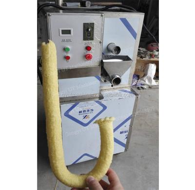 China Ice cream 3cm diameter outer corn tube extruder puffing machine, corn puffing machine for sale